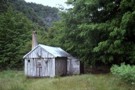 Cecil King's historic slab hut.