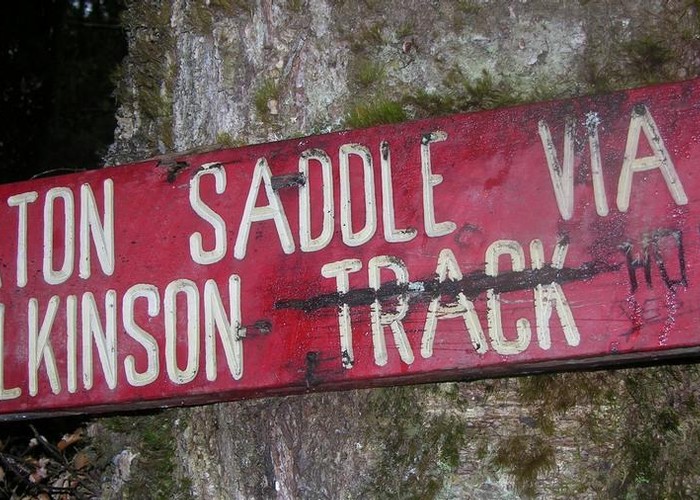 Wilkinson Track sign