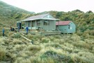 New and old Maungahuka Huts (old hut removed)
