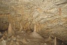 Stalactites and stalagmites in Maori Leap Cave