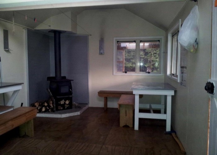 Inside Mackintosh Hut
