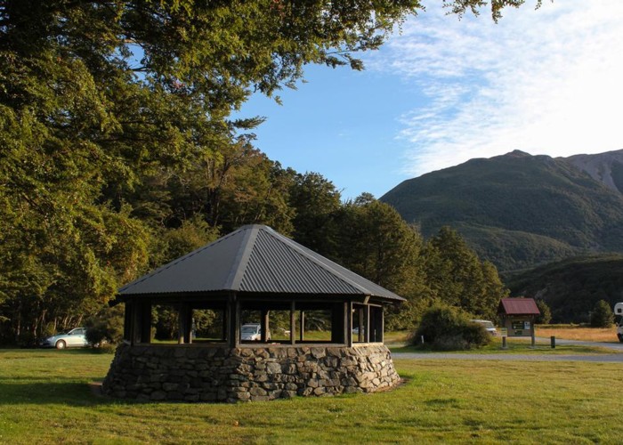 Klondyke shelter and campsite