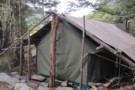 Back of New Tent Camp Hut