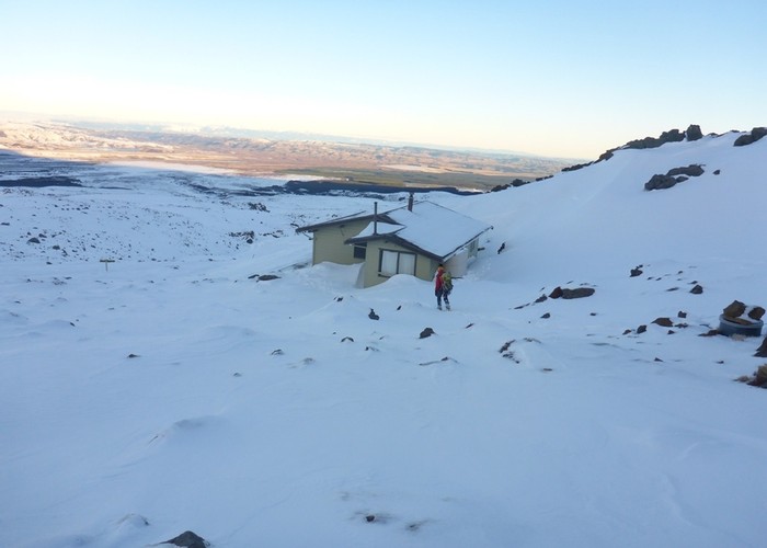 Rangipo Hut in winter