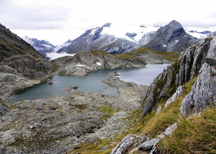 Lakelet in the Humboldt Mountains - Mt.Aspiring NP  NZ.