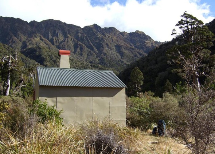 Griffin Creek hut  August 2010