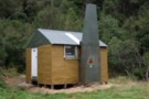 The hut that was transformed into the "new" Mt Brown hut 2009