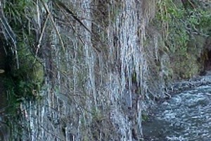 Ice on the Kowai River