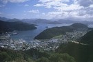 Picton Harbour and Queen Charlotte Sound from the Tirohanga Walkway