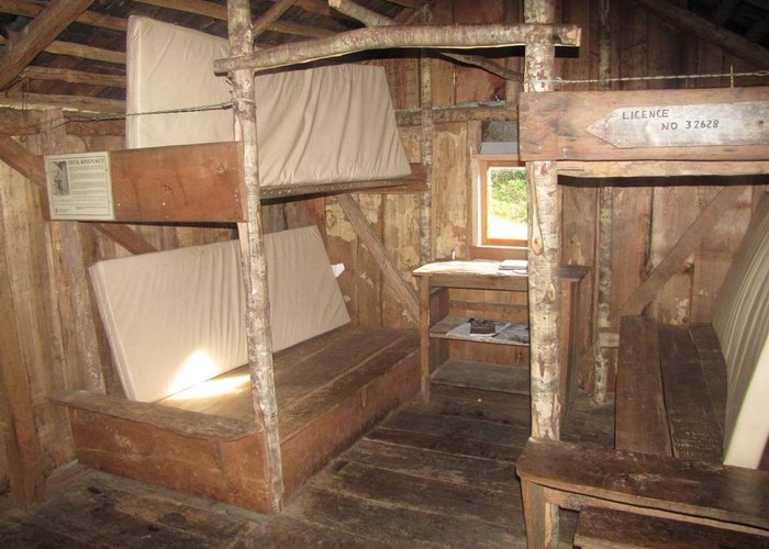 Inside Cecil Kings Hut