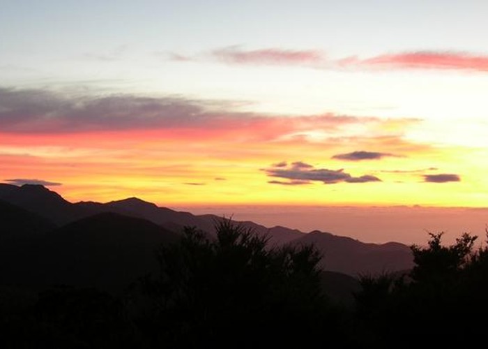 Sunrise from Mt Arthur Hut