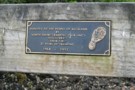 NSTC plaque Rangitoto Island