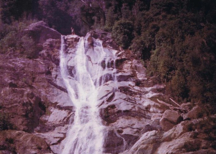 On top of Carew Falls mid 1970's
