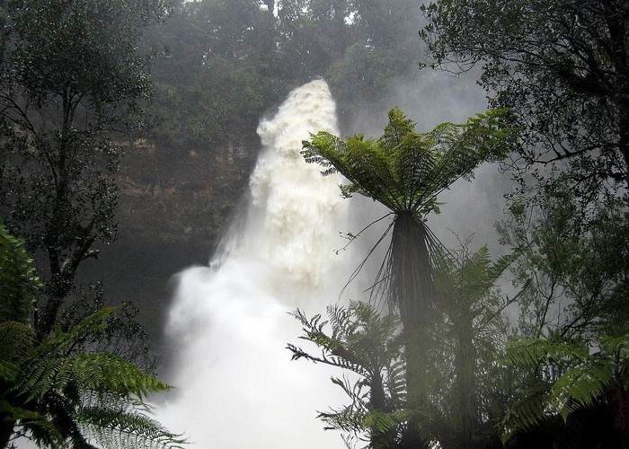 Te Rerepahupahu waterfall