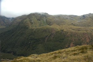 Northern end of the Olivine Ledge