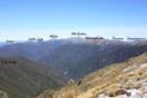 Southern Crossing and south Tararua peaks from High Ridge.