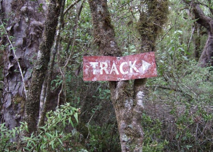 Another old track sign  July 2012