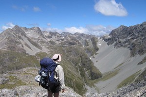 Waiau Pass towards Thompson Pass