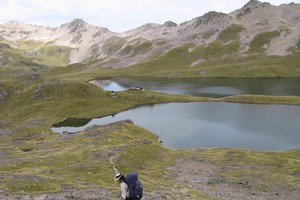 Lake Angelus with no snow