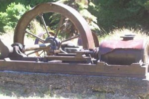 Waiotauru river, old saw mill.