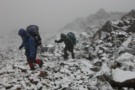 Climbing out of the Angelus basin