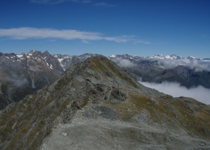 Main Range of the Southern Alps from Mt. Bannatyne