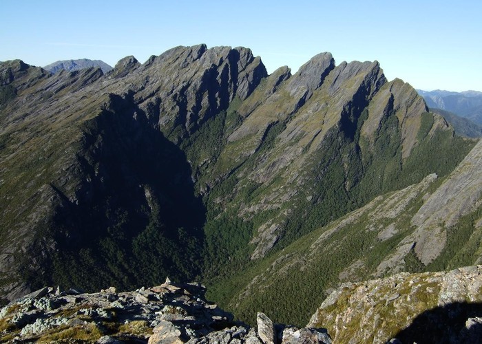 Anatoki Peak etc from Yuletide Ridge