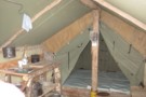 Inside of New Tent Camp Hut