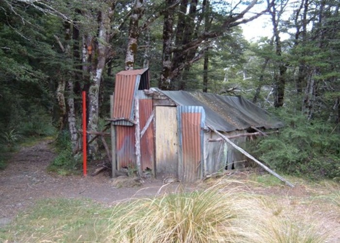 Old Tent Camp Hut, Cobb Valley. Replaced July 2014