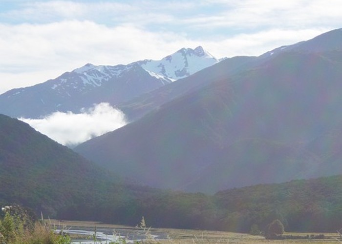 Mt Brewster from the Makarora valley.