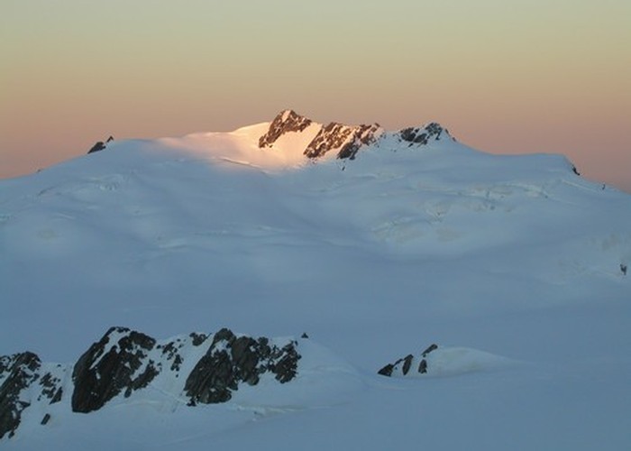 Drummond Peak above Franz Josef glacier