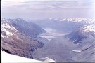 View of the Tasman Glacier from Graham Saddle