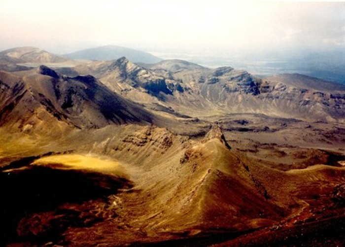 A view of the desolation from Ngarauhoe.