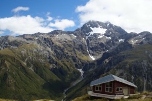 Mt Rolleston from Temple Basin ski hut