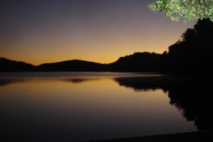 Lake Waikreiti at Sunset - Te Urewera 2009