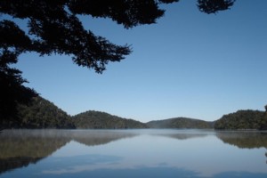 Lake Waikareiti from Sandy Bay 2009