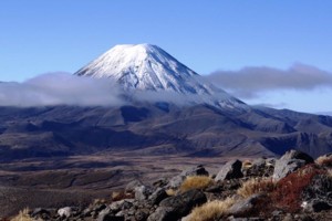 Mt Ngauruhoe at Easter