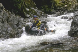 Riding the gear raft