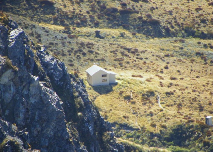 Carroll Hut on the Kelly range