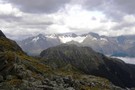The tops of the Darran Mountains - Fjordland NZ
