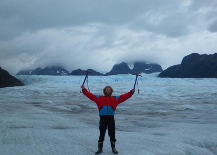 Trif conquers Bainbridge Glacier