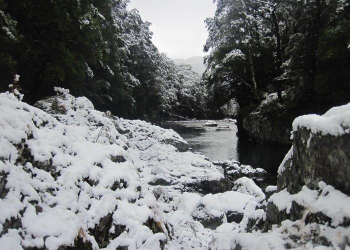 Nina Gorge in snow