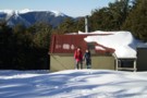 Black Hill hut in Winter