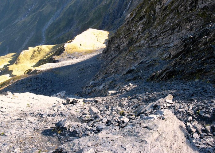 Descent of the Matukituki Cliff