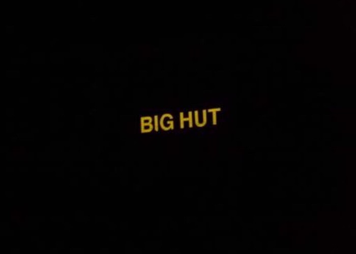 Big Hut at night