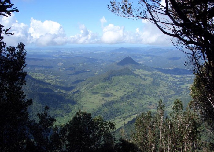 View from rim of Tweed Volcano